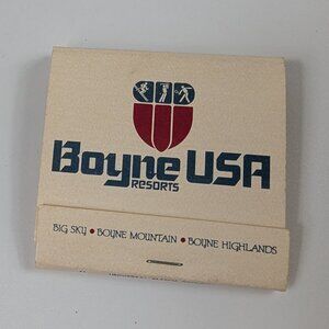 Vintage Boyne USA Resorts Match Book